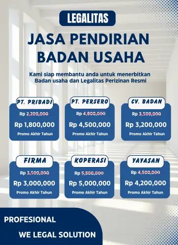 Layanan Pengurusan Legalitas Usaha Tegal
